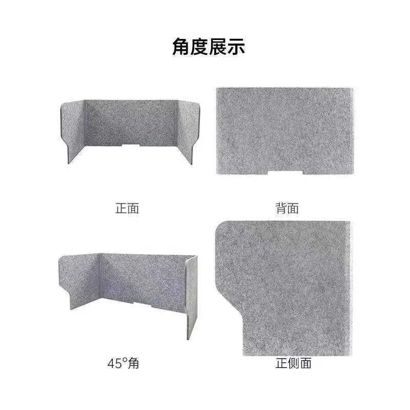 Sound Proofing Polyester Anti-noise Acoustic Panels Office Desk Privacy Screen Dividers Sound Absorbing Material Pet Acoustic