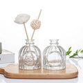50ml 100ml Glass Aroma Oil Bottle Woman Face air Freshener Perfume Glass  Bottle With  Sticks
