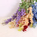T347 Artificial Silk Wisteria Vine Rattan Garland Hanging Wisteria Flower for Wedding Party Home Garden Outdoor Floral  Decor