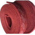 7447 Red Industrial Scrub Pad Roll Non-Woven Nylon Cleaning Abrasive Wheel Raw Material Belt Polishing Pad