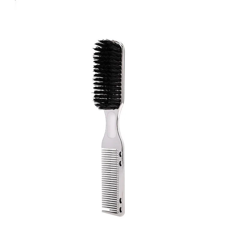 Gmagic Laser Portable Electroplating Plastic Barber Beard Hair Cutting Cleaning Brush Comb Hairdressing Tools