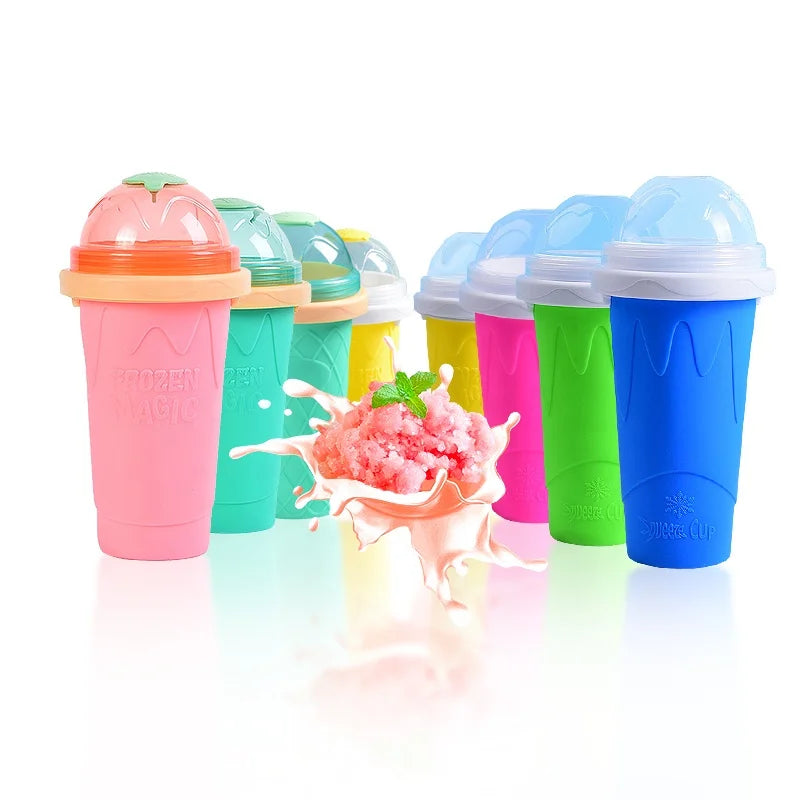 Factory Hot Deals Silicone Magic Frozen Slushy Maker Ice Cup Slushy Making Cup