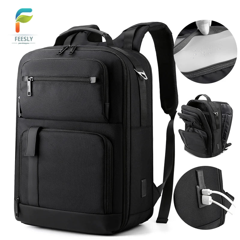 Custom logo Laptop Backpacks Anti-Theft Waterproof Daily Use Bag Nylon College Usb Port Travel Bag for Men