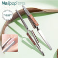 Nailpop Professional Multi-Function New Manicure Tool C Curve Nail Extension Clips Stainless Steel Shaping Tweezers False Nails