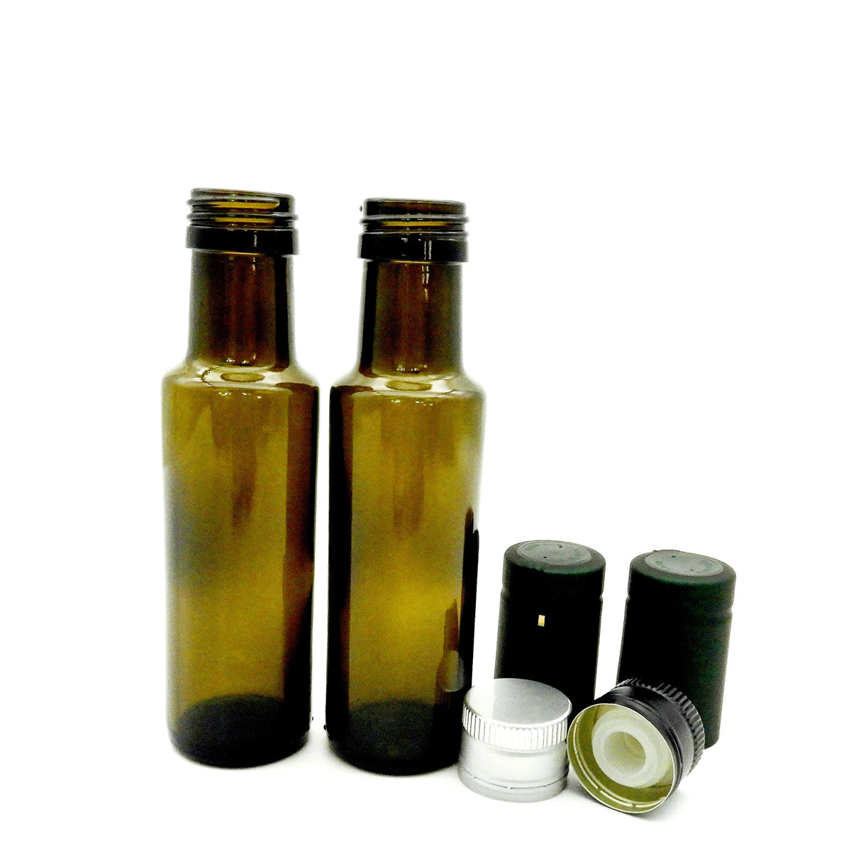Factory Direct Supplier 125 ml Dorica Bottle 125ml Mini Glass Bottle for Cooking Oil Olive Oil Bottle