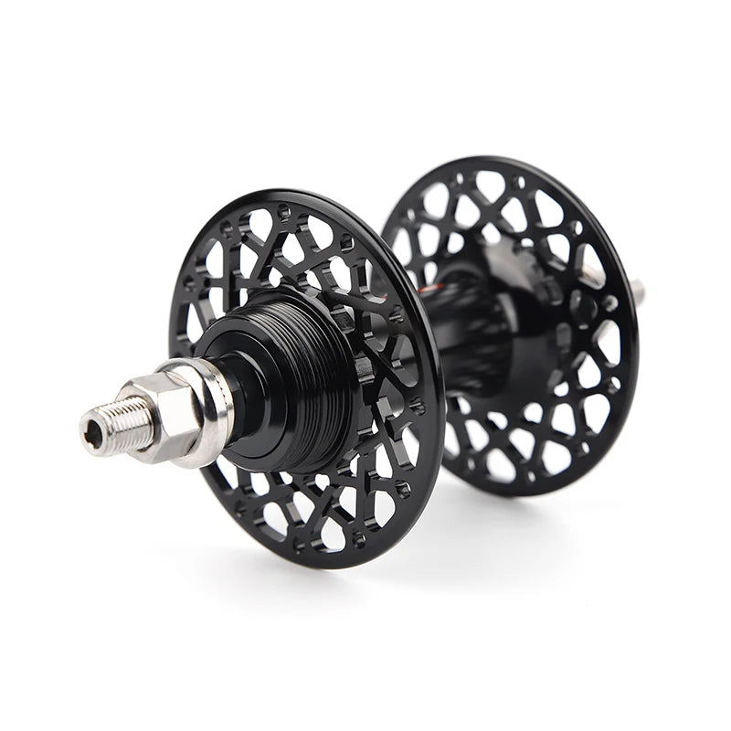 FH007 Track Bike Front/Rear Hub High Strength 20/24H Aluminum Alloy Steel Axle Lightweight Fixed Gear Bicycle Hub