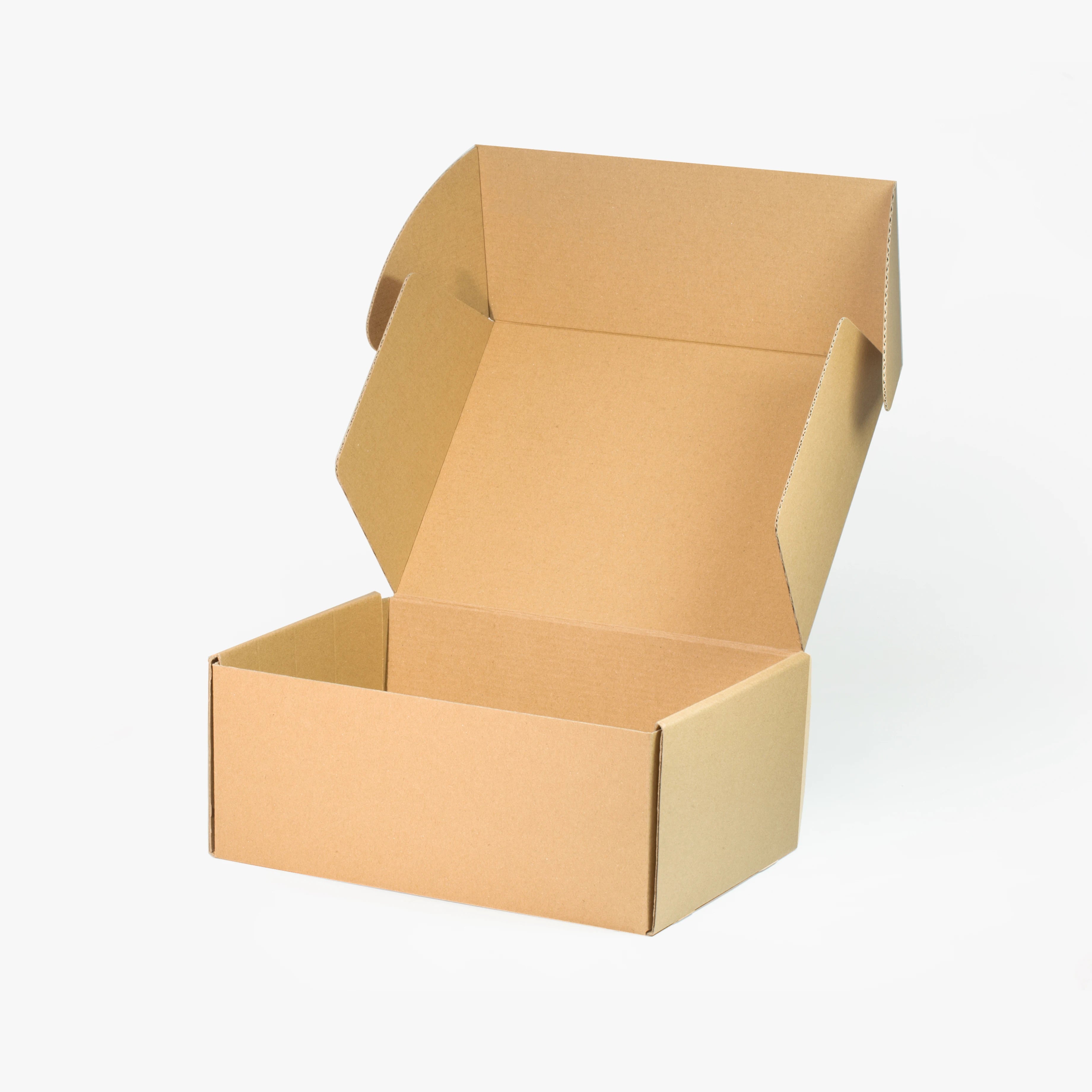 Wholesale Custom logo Corrugated Foldable Cosmetic Packaging Subdcription Shipping Box