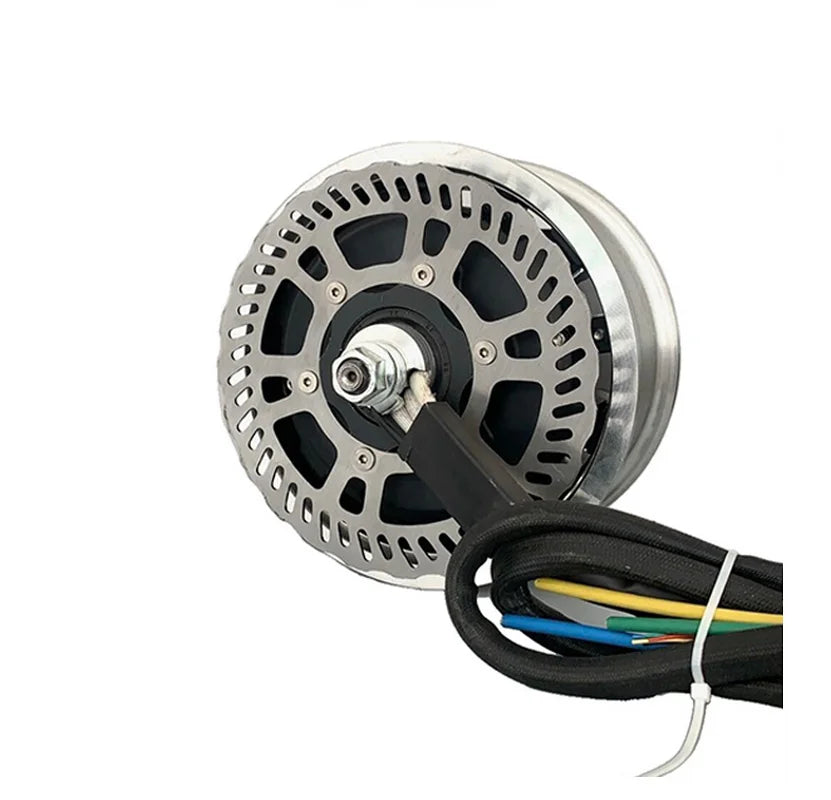 11inch 13inch Electric Scooter DIY Disc Brake Motor HUB 60v 1150w-120v2300w 60-70mm Length Magnetic Steel Need 45-80a Controller