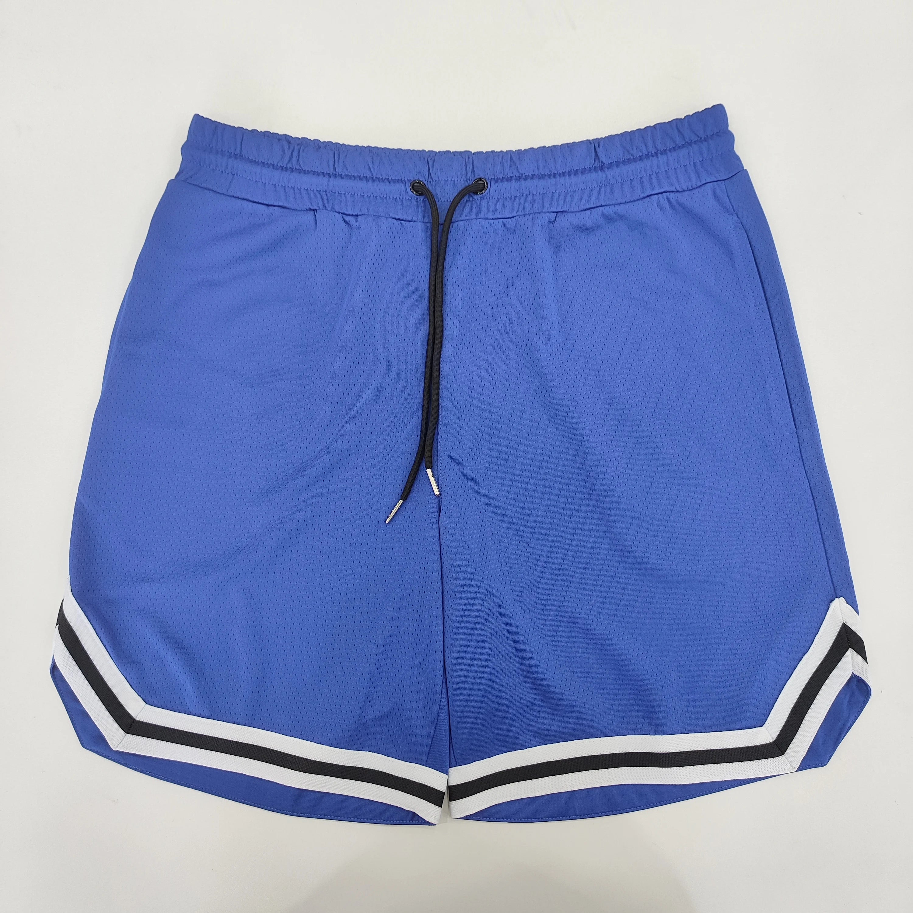 B116 2024 Men's Mesh Basketball Shorts Breathable Gym Sportswear Customized Team Name Embroidery Sublimation Plus Size Adults