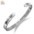 Remeber Whose Daughter/ Granddaughter You Are and Straighten Your Crown Inspirational Bangle Bracelets for Women