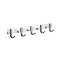 Modern Heavy-Duty 304 Stainless Steel Eco-Friendly Multifunction Wall Hooks 5 Hook Polish Screw Hanger Bathroom Kitchen Bedroom MegaBDM