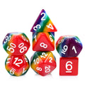 Factory Wholesale D&D Role Playing Games DND Resin Dice Rainbow for Dungeons and Dragons Table Game