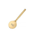 Customized Private Label Facial Cream Metal Spoon Mask Spatulas DIY Custom logo Makeup Big Spoon Mother Gift