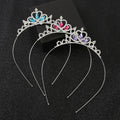 Newly Designed Alloy Metal Diamond Birthday Crown Children's Princess Hair Accessories