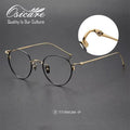 Designer Titanium Eye Glasses Frames Wholesale Thin Eyewear Spectacle Eyeglasses Vintage Lenses Optical Fashion Metal for Men