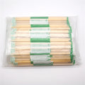 OEM Sleeves Round Disposable Bamboo Chopsticks Separated Sushi Restaurant Take Out Chinese Chopsticks