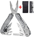 Stainless Steel Multi-function Folding Pliers Outdoor Camping Tool with Knife and Screwdriver EDC Gift Backpack
