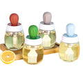 Oil Dispenser Bottle Silicone Dropper Measuring Oil Dispenser Bottle Oil Dispenser with Brush