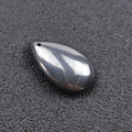 Hongzhuo Crystal Crafts Natural Color Flashy Hematie Stone Pendant Teardrop Shape Customized Pendant Necklace Crafts