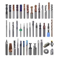 SRM China Manufacturer CNC Tungsten Carbide Carbide TCT Diamond Endmill Milling Cutter Router Bit for Wood