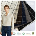 190GSM Solid Color 100% Linen Plaid Garment Fabric Suitable for Shirts Coats Fabrics Wholesale Stock GOTS Certified.