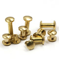 Fasteners Dome Cap Brass Binding Chicago Screws Nail Stud Rivets for Photo Album Leather Craft Studs Belt Wallet