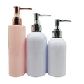 Cosmetic Packaging 250ml 300ml 500ml Shampoo PET Plastic Pump Bottle with Lotion Dispenser