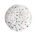 Solhui Irregular Ink Splashed Ceramic Dish Plates Speckled Home Dinnerware