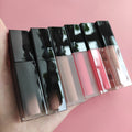 Chinese Vendor Free Sample square Black Tube Shiny Glitter Lip Gloss with Private Label