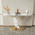 High End Luxury Rock Slab Living Room Modern and Simple Entrance Table Entrance Cabinet Entrance Shelf