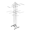 RH-GR-W1 400*400*1500mm H Sharp Feet Wire Garment Rack Underwear Display Stand Underwear Clothing Stand Display Rack