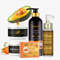 Private Label Organic Korean Style 5in1 Skin Care Set Beauty Recovery Antioxidant Collagen Carrot Lotion Cream Serum Strong Skin