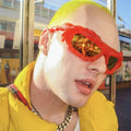 DL Glasses Unique Hip Hop Y2K Sunglasses Women Men New Sports Twisted Sun Glasses Female Party Shades Silver Retro Eyewear