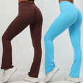 Gym Fitness Yoga Pants Stretch Sweatpants Leisure Bell Bottom Jeans Training Jogging Wear Women's Panties