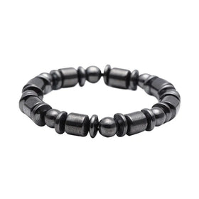 New Arrival Black Beads Magnetic Therapy Hand Jewelry Beaded Stretch Bracelet Meaningful Magnetic Bracelet Gifts for Women Men