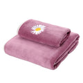 Embroidery Flower Designs Towel for Bathroom Beach and Spa Beauty Salon