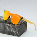 One Piece European American Unisex Sunglasses with New Wood Bamboo Legs Cross-Border Explosion Design for Foreign Trade
