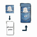 Designer Women's Large Capacity Zipper Travel Wallet Sublimation Passport Wallet Blank Handbag with Polyester Lining Long Length