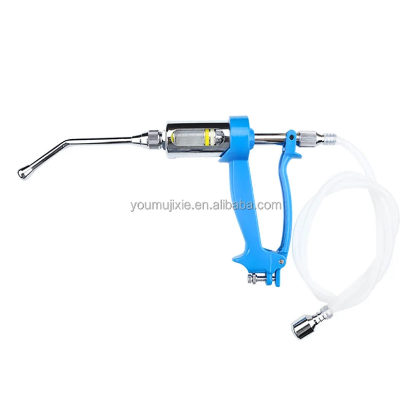 Veterinary Drenching Gun with Automatic Backpack Medicine for Farm Animals Pot Syringe