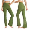 Women Long Bootleg Wide Leg Yoga Pants Tummy Control Boot Cut Women High Waisted Leggings Slimming Flare Yoga Pants
