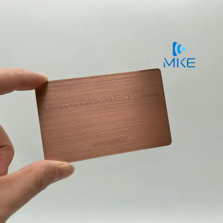 Copper Business Cards