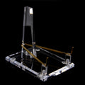 Acrylic Foldable Display Stand 100x120x120mm PMMA Material Modern Design Customizable Clear Color for Mineral Rock Crystal MegaBDM