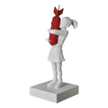Hot Selling Banksy Bomb Girl Resin Craft Ornament Flyinggirl BombHugge Sculpture Gift Idea