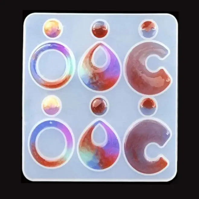 HY Silicone Earring Casting Molds for DIY Women Earrings