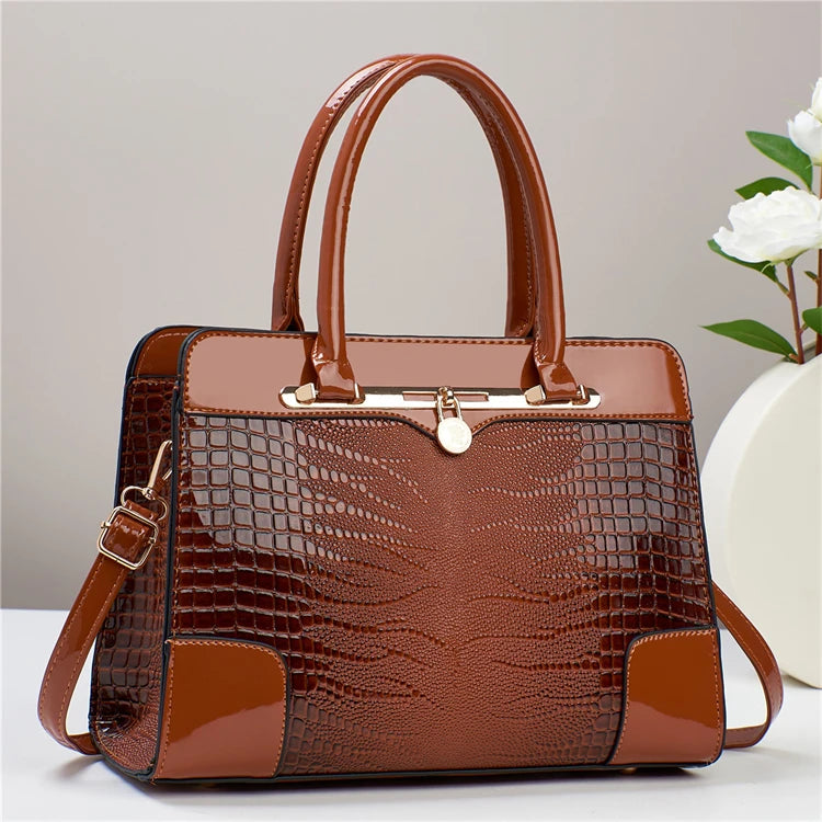 Pu Leather Women Fashion Shoulder Small Flap Crossbody Handbags Top Handle Tote Messenger Bags
