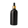 Essential Oil Bottle 1oz Frosted Black Glass Dropper Bottle 2oz Hair Oil Bottle