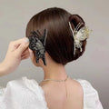 VKME Fashion New Rhinestone Butterfly Hair Clip for Women Jewelry