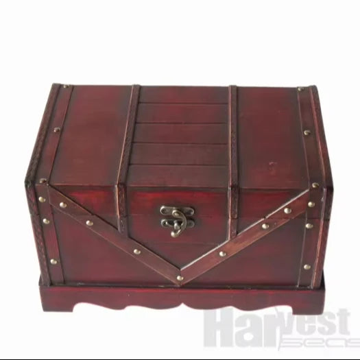 Treasure Chest With Key Pirate Treasure Chest Large Wooden Multifunctional Treasure Chest