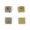 Meetee CR195 14/18mm Garment Sewing Accessories Clothing Coat Flower Shape Alloy Fastener Metal Buckles Snap Button