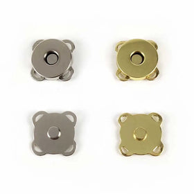 Meetee CR195 14/18mm Garment Sewing Accessories Clothing Coat Flower Shape Alloy Fastener Metal Buckles Snap Button